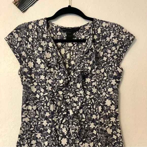 Marc By Marc Jacobs Blue Floral Dress - Picture 11 of 13